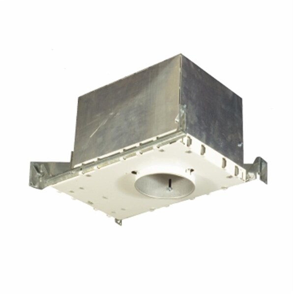 Jesco 4-Inch Low Voltage Airtight Ic Housing For New Construction- Silver LV4000ICA - main